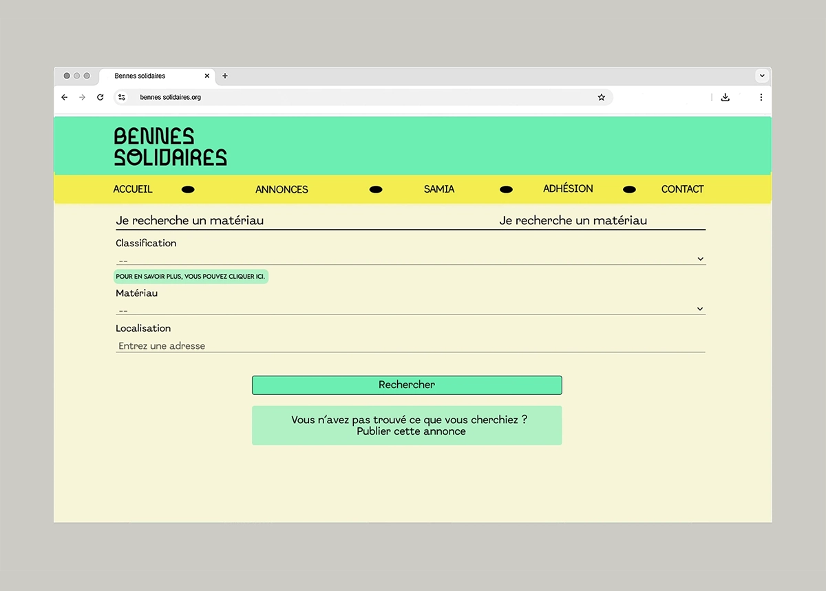 Formulaire de recherche